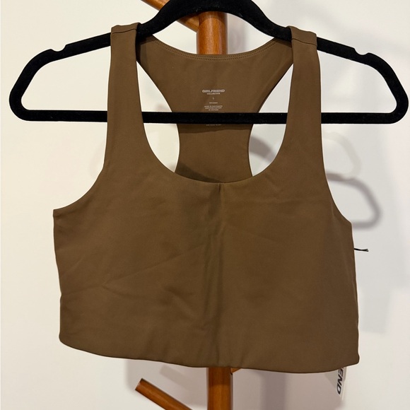 girlfriend collective Other - NWT Girlfriend Collective Tan Racerback Sports Bra Size Large